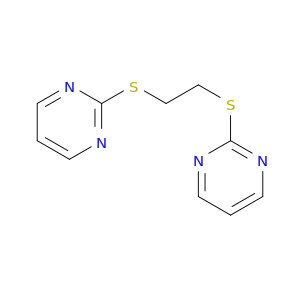 Pyrimidine, 2,2'-[1,2-ethanediylbis(thio)]bis-