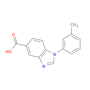 1-(3-甲基苯基)-1H-苯并咪唑-5-羧酸