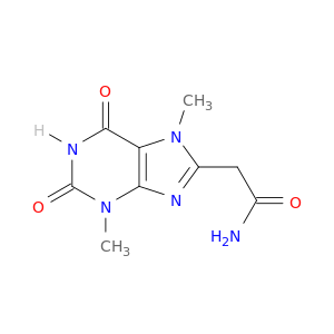1H-Purine-8-acetamide, 2,3,6,7-tetrahydro-3,7-dimethyl-2,6-dioxo-