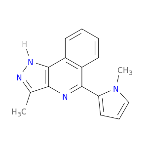 1H-Pyrazolo[4,3-c]isoquinoline, 3-methyl-5-(1-methyl-1H-pyrrol-2-yl)-