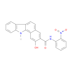 11H-Benzo[a]carbazole-3-carboxamide, 2-hydroxy-N-(2-nitrophenyl)-