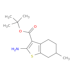 tert-Butyl 2-Amino-6-methyl-4,5,6,7-tetrahydro-1-benzothiophene-3-carboxylate