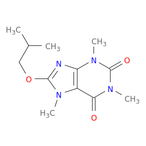 1H-Purine-2,6-dione,3,7-dihydro-1,3,7-trimethyl-8-(2-methylpropoxy)-