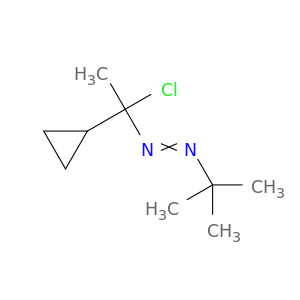 Diazene, (1-chloro-1-cyclopropylethyl)(1,1-dimethylethyl)-