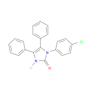 2H-Imidazol-2-one, 1-(4-chlorophenyl)-1,3-dihydro-4,5-diphenyl-