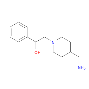 2-[4-(aminomethyl)piperidin-1-yl]-1-phenylethan-1-ol
