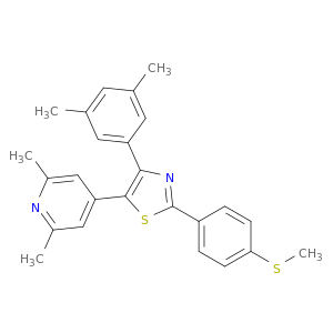 4-(3,5-DIMETHYLPHENYL)-5-(2,6-DIMETHYL-4-PYRIDYL)-2-[4-(METHYLTHIO)PHENYL]-1,3-THIAZOLE