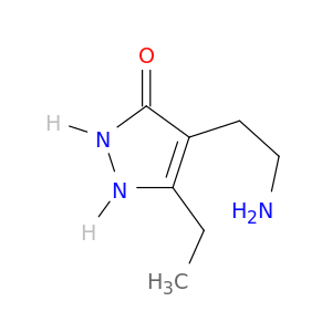 4-(2-Aminoethyl)-5-ethyl-1,2-dihydro-3h-pyrazol-3-one