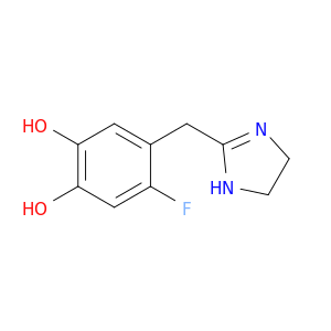 1,2-Benzenediol, 4-[(4,5-dihydro-1H-imidazol-2-yl)methyl]-5-fluoro-