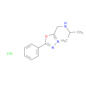 [(5-Phenyl-1,3,4-oxadiazol-2-yl)methyl](propan-2-yl)amine Hydrochloride