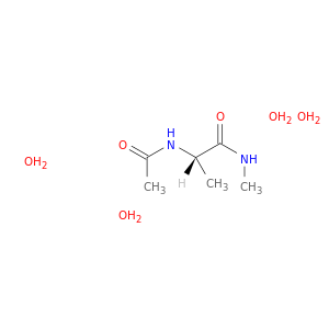 Propanamide, 2-(acetylamino)-N-methyl-, tetrahydrate, (2S)-