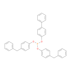 Phosphorous acid, [1,1'-biphenyl]-4-yl bis[4-(phenylmethyl)phenyl] ester
