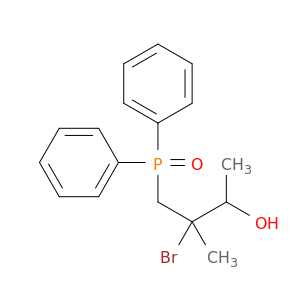 2-Butanol, 3-bromo-4-(diphenylphosphinyl)-3-methyl-