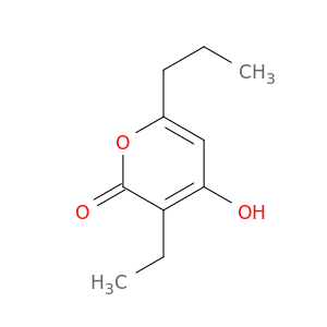 2H-Pyran-2-one, 3-ethyl-4-hydroxy-6-propyl-