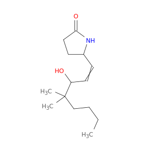 2-Pyrrolidinone, 5-(3-hydroxy-4,4-dimethyl-1-octenyl)-