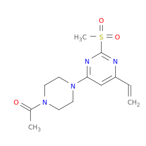 Piperazine, 1-acetyl-4-[6-ethenyl-2-(methylsulfonyl)-4-pyrimidinyl]-