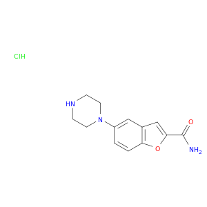 5-(1-哌嗪基)-2-苯并呋喃甲酰胺盐酸盐