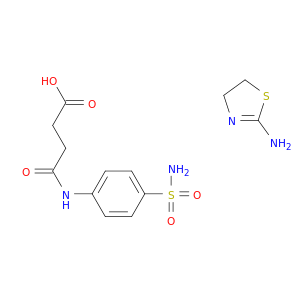 4,5-dihydro-1,3-thiazol-2-amine; 3-[(4-sulfamoylphenyl)carbamoyl]propanoic acid
