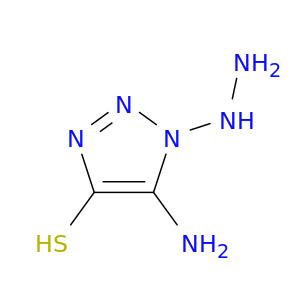 1H-1,2,3-Triazole-4-thiol, 5-amino-1-hydrazino-