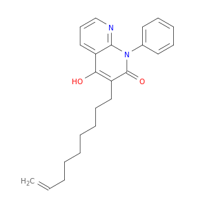 1,8-Naphthyridin-2(1H)-one, 4-hydroxy-3-(8-nonenyl)-1-phenyl-