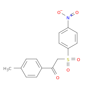 Ethanone, 1-(4-methylphenyl)-2-[(4-nitrophenyl)sulfonyl]-