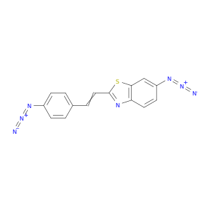 Benzothiazole, 6-azido-2-[2-(4-azidophenyl)ethenyl]-