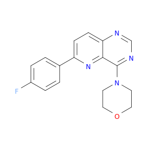 Pyrido[3,2-d]pyrimidine, 6-(4-fluorophenyl)-4-(4-morpholinyl)-