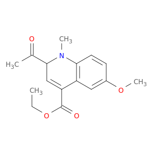 ethyl 2-acetyl-6-methoxy-1-methyl-1,2-dihydroquinoline-4-carboxylate