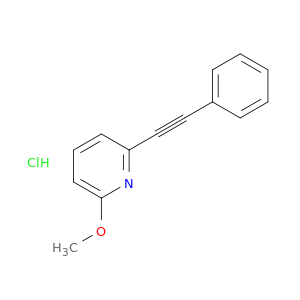 Pyridine, 2-methoxy-6-(phenylethynyl)-, hydrochloride