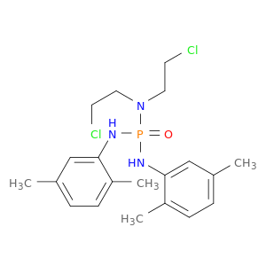 Phosphoric triamide,N,N-bis(2-chloroethyl)-N',N''-di-2,5-xylyl- (8CI)