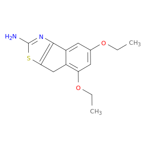 8H-Indeno[1,2-d]thiazol-2-amine, 5,7-diethoxy-