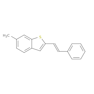 (E)-6-Methyl-2-styrylbenzo[b]thiophene