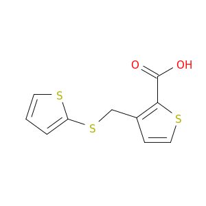 2-Thiophenecarboxylic acid, 3-[(2-thienylthio)methyl]-