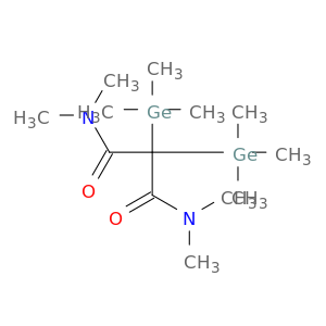 Propanediamide, N,N,N',N'-tetramethyl-2,2-bis(trimethylgermyl)-