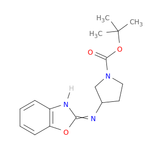 3-(苯并恶唑-2-基氨基)-吡咯烷-1-羧酸叔丁基酯