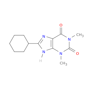 8-cyclohexyl-1,3-dimethyl-3,9-dihydro-1h-purine-2,6-dione