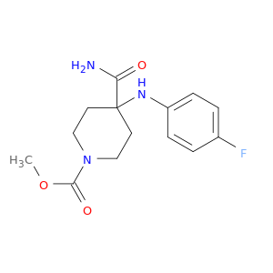 甲基4-(氨基羰基)-4-[(4-氟苯基)氨基]-1-哌啶羧酸甲酯
