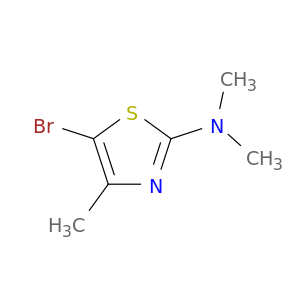 5-溴-n,n,4-三甲基-1,3-噻唑-2-胺