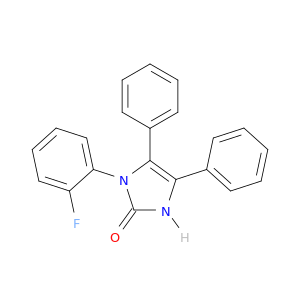 2H-Imidazol-2-one, 1-(2-fluorophenyl)-1,3-dihydro-4,5-diphenyl-