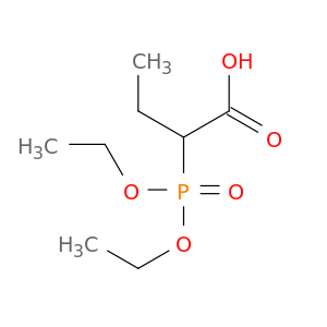 Butanoic acid,2-(diethoxyphosphinyl)-