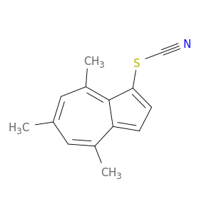 4,6,8-trimethylazulen-1-yl thiocyanate