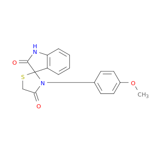 Spiro[3H-indole-3,2'-thiazolidine]-2,4'(1H)-dione, 3'-(4-methoxyphenyl)-