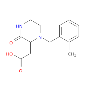 [1-(2-Methylbenzyl)-3-oxo-2-piperazinyl]acetic Acid