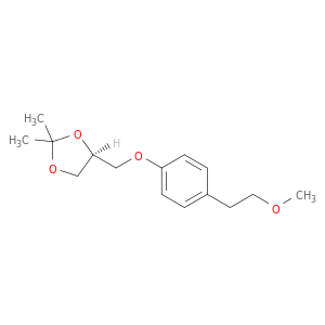 1,3-Dioxolane, 4-[[4-(2-methoxyethyl)phenoxy]methyl]-2,2-dimethyl-, (S)-