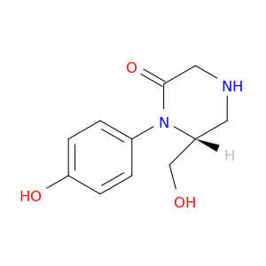 (R)-6-(Hydroxymethyl)-1-(4-hydroxyphenyl)piperazin-2-one