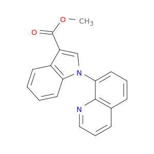 1H-Indole-3-carboxylic acid, 1-(8-quinolinyl)-, methyl ester