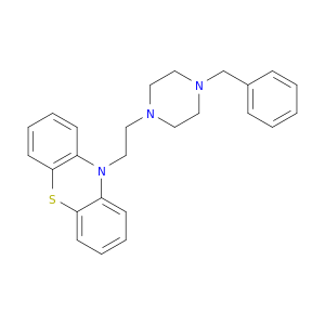 10H-Phenothiazine,10-[2-[4-(phenylmethyl)-1-piperazinyl]ethyl]-