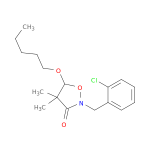 3-Isoxazolidinone, 2-[(2-chlorophenyl)methyl]-4,4-dimethyl-5-(pentyloxy)-