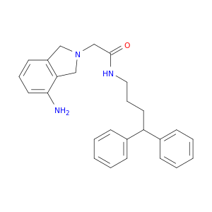 2H-Isoindole-2-acetamide, 4-amino-N-(4,4-diphenylbutyl)-1,3-dihydro-