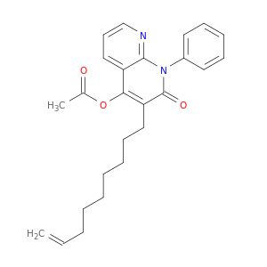 1,8-Naphthyridin-2(1H)-one, 4-(acetyloxy)-3-(8-nonenyl)-1-phenyl-